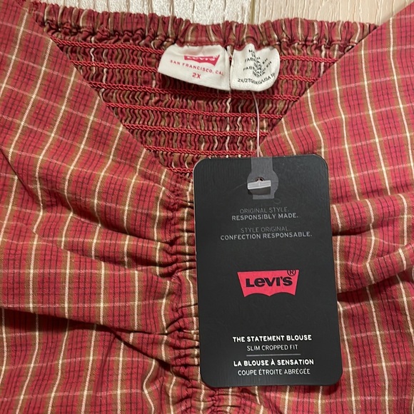 Levi’s The Finn Statement Blouse, sz 2X - Picture 9 of 15